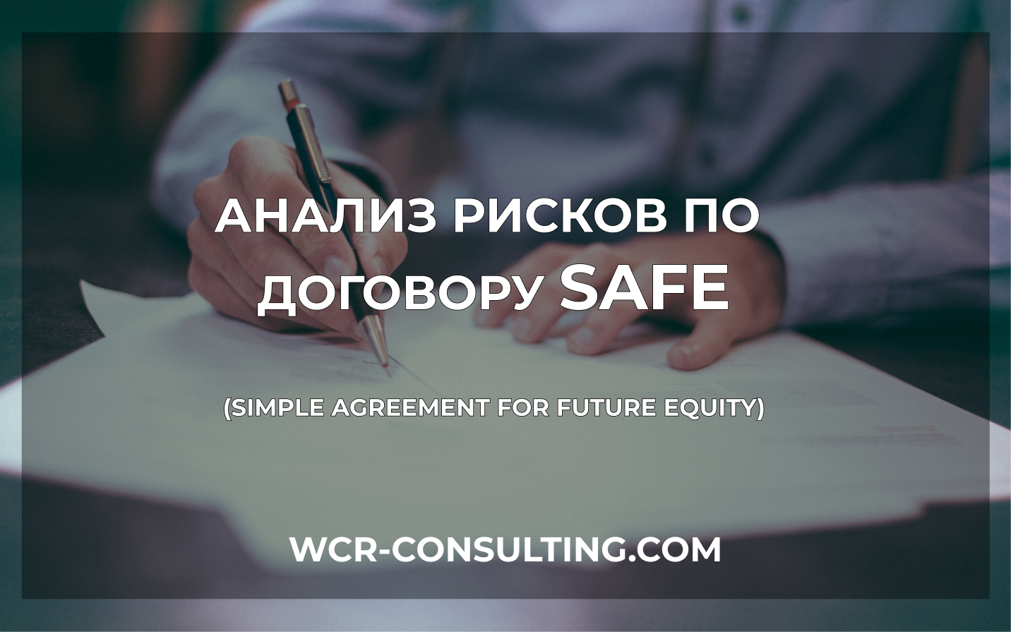 анализу рисков по договору SAFE (Simple Agreement for Future Equity)